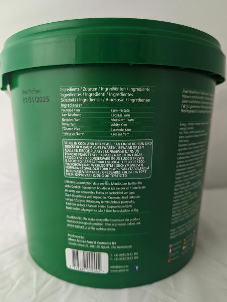 Bigi Mama Pounded Yam, Eimer mit 9kg Nettogewicht